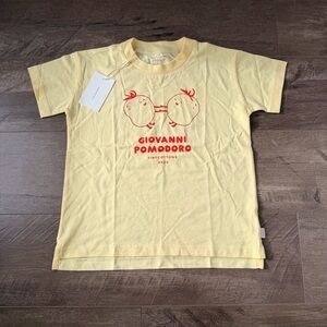 Tinycottons Giovanni Pomodoro Tee Pima Cotton NWT